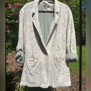 Free People Linen Blazer